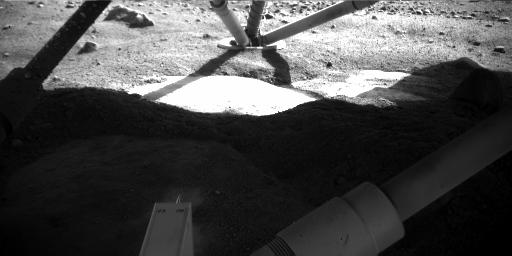 Under the Phoenix Mars lander