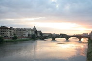 Arno river, one of raw photos later used for HDR processing, thumbnail