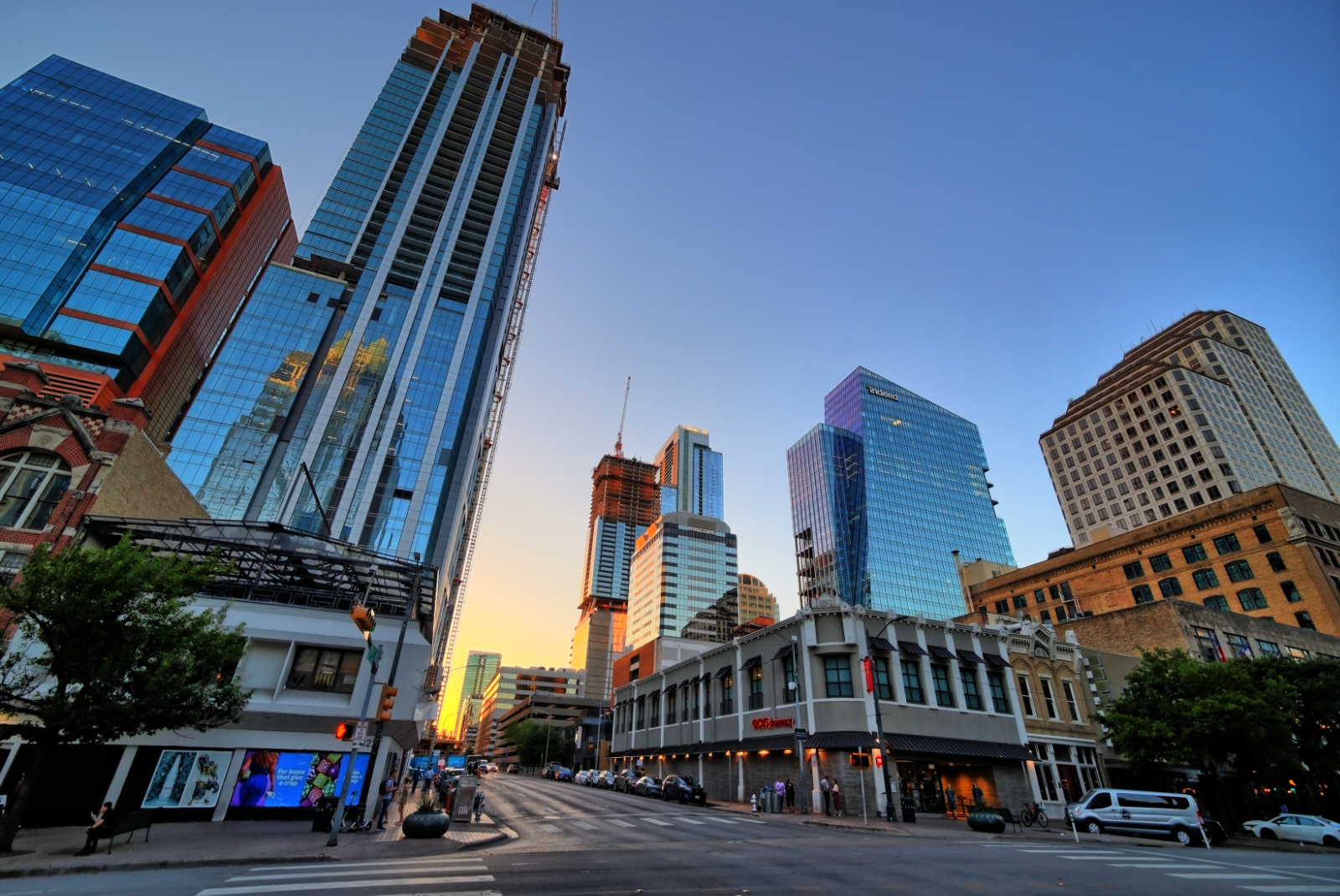 Sunset in Austin HDR photo processed with easyHDR