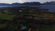 Drone real estate view, one of raw photos later used for HDR processing, thumbnail