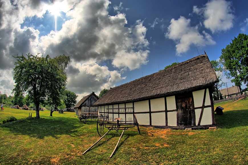 HDR photo of an old cottage