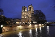 Notre Dame, one of raw photos later used for HDR processing, thumbnail