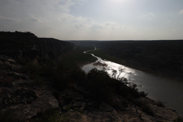 Pecos River, one of raw photos later used for HDR processing, thumbnail